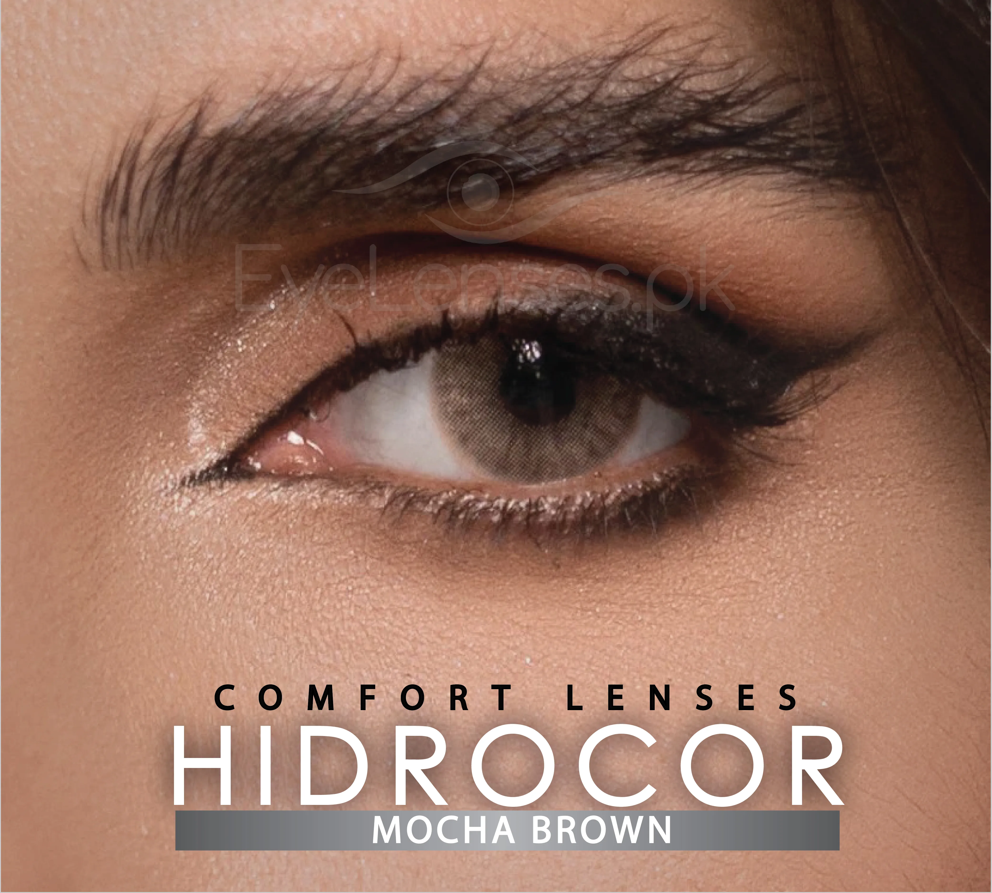 Mocha Brown Hidrocor - Comfort Lenses