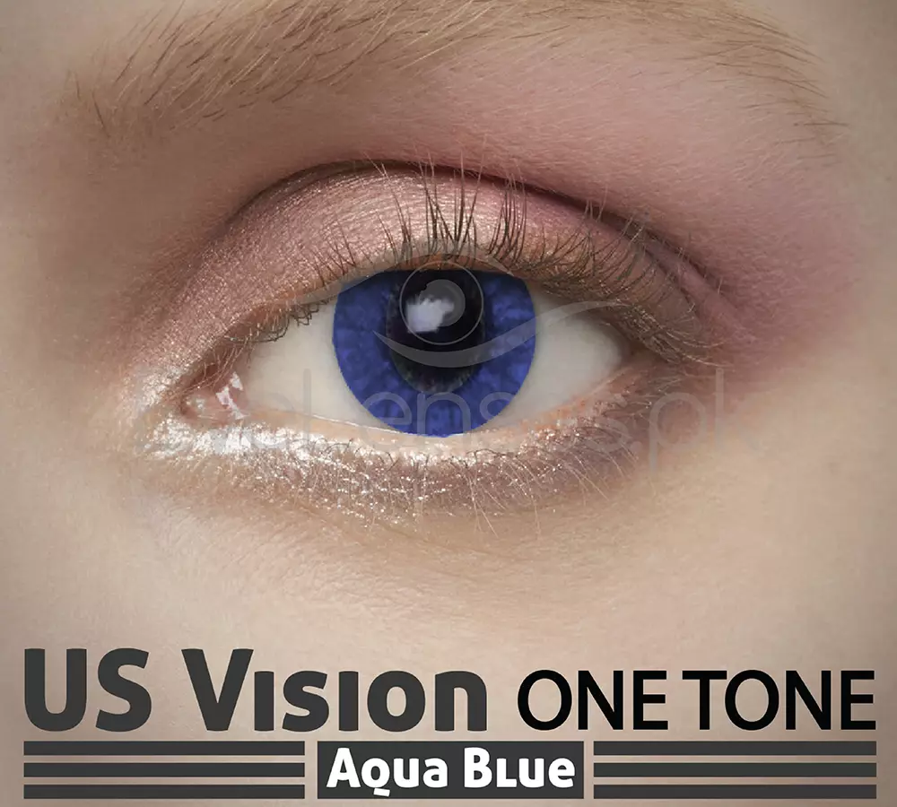 Aqua Blue One Tone - US Vision Lense