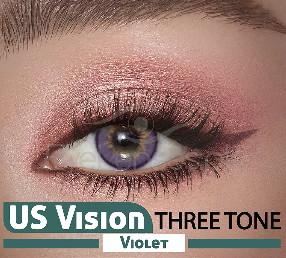 Violet - Three Tone US Vision Lense