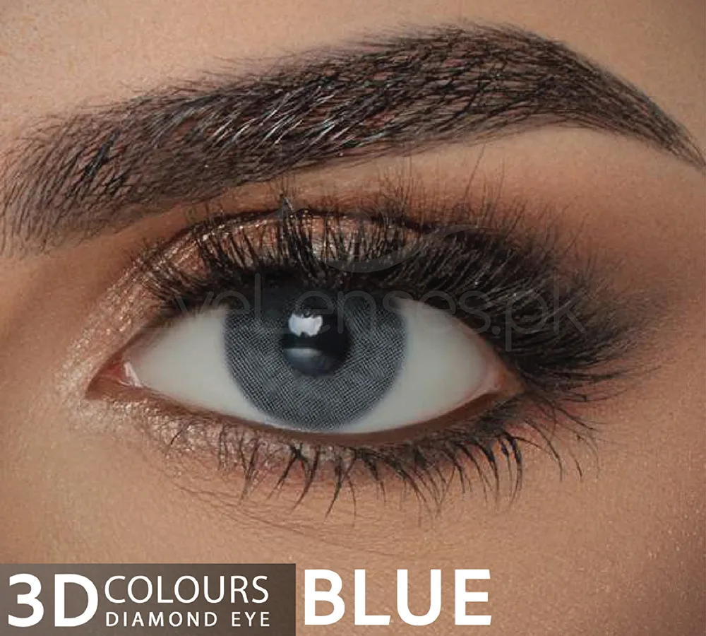 Blue Diamond Eye - 3D Color