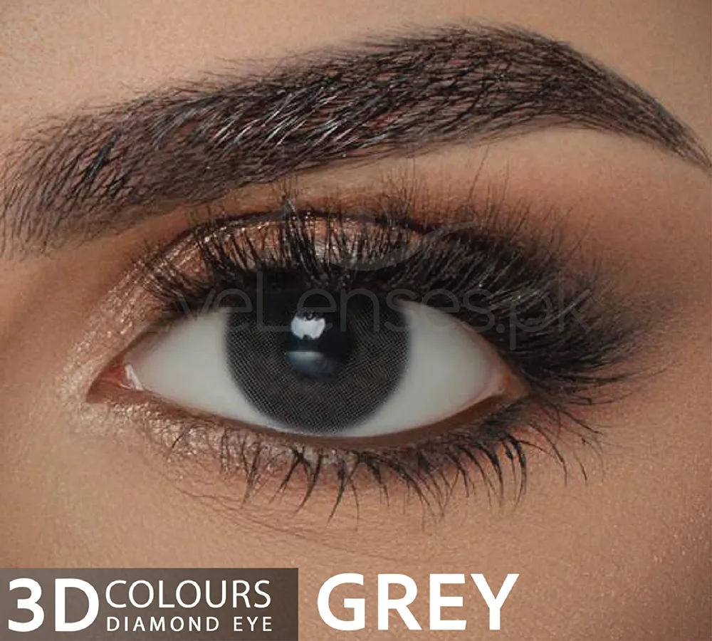 Gray Diamond Eye - 3D Color