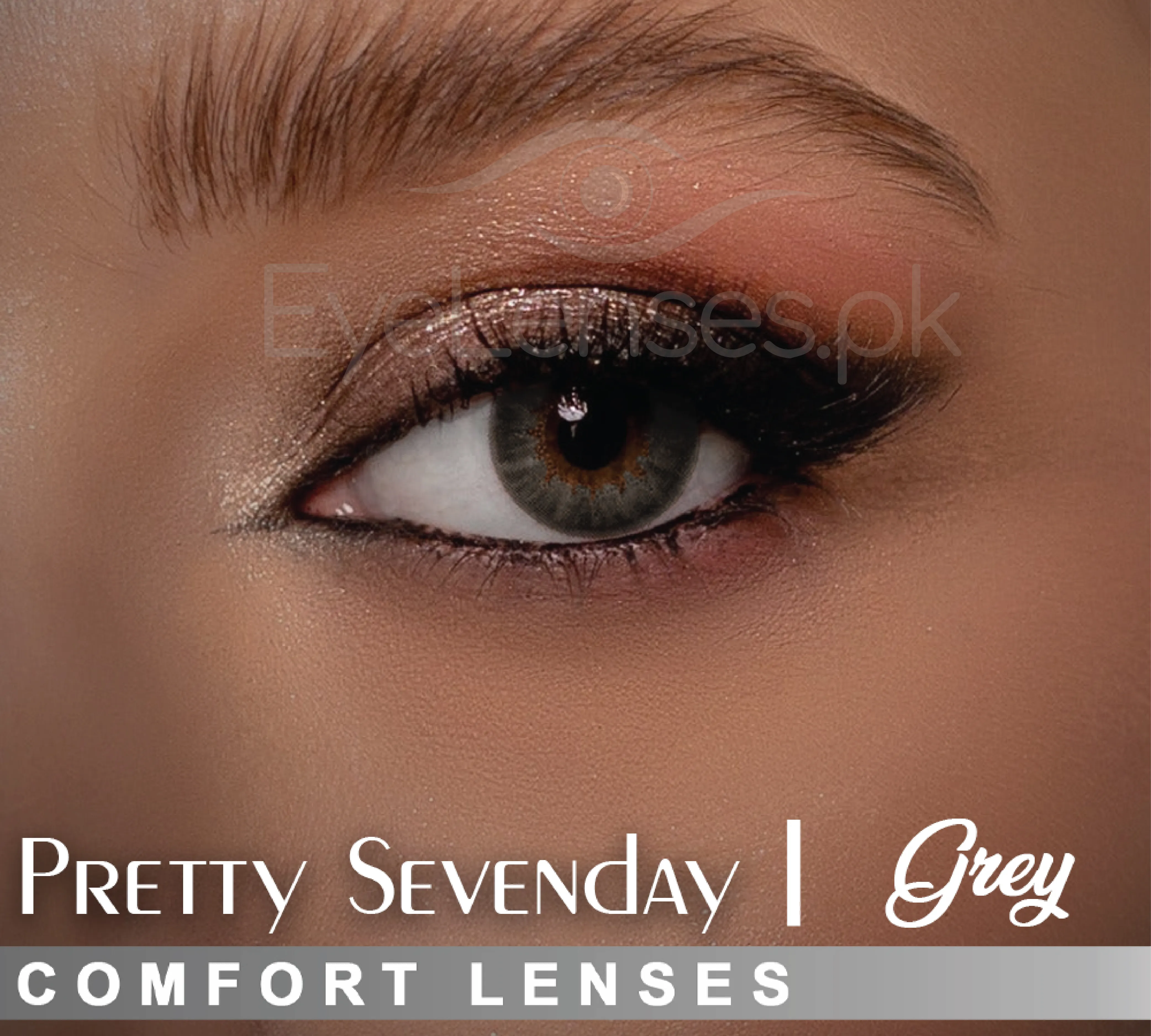 Gray Pretty Seven Day - Comfort Lenses