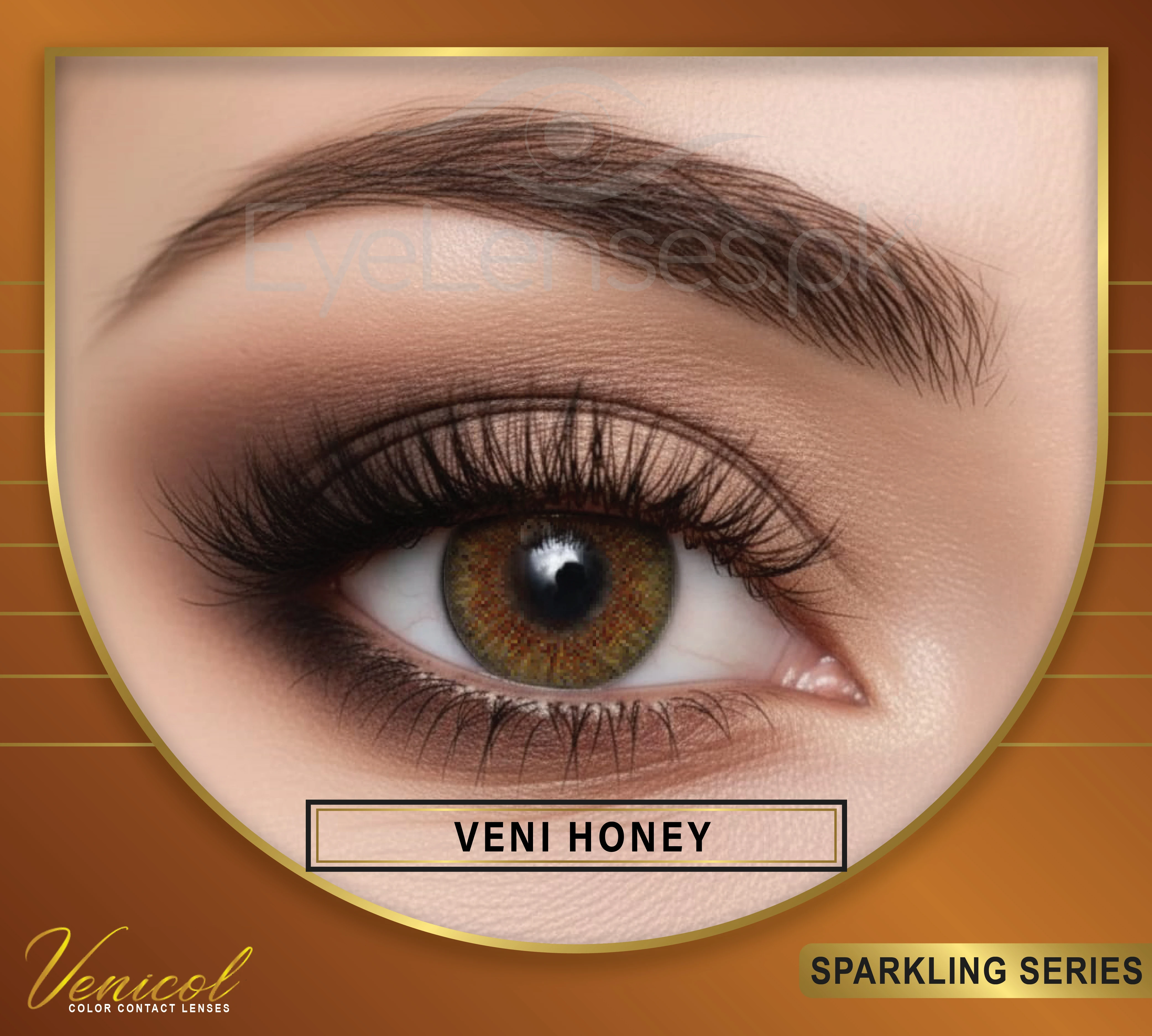 Honey Brown lens Sparkling - Venicol
