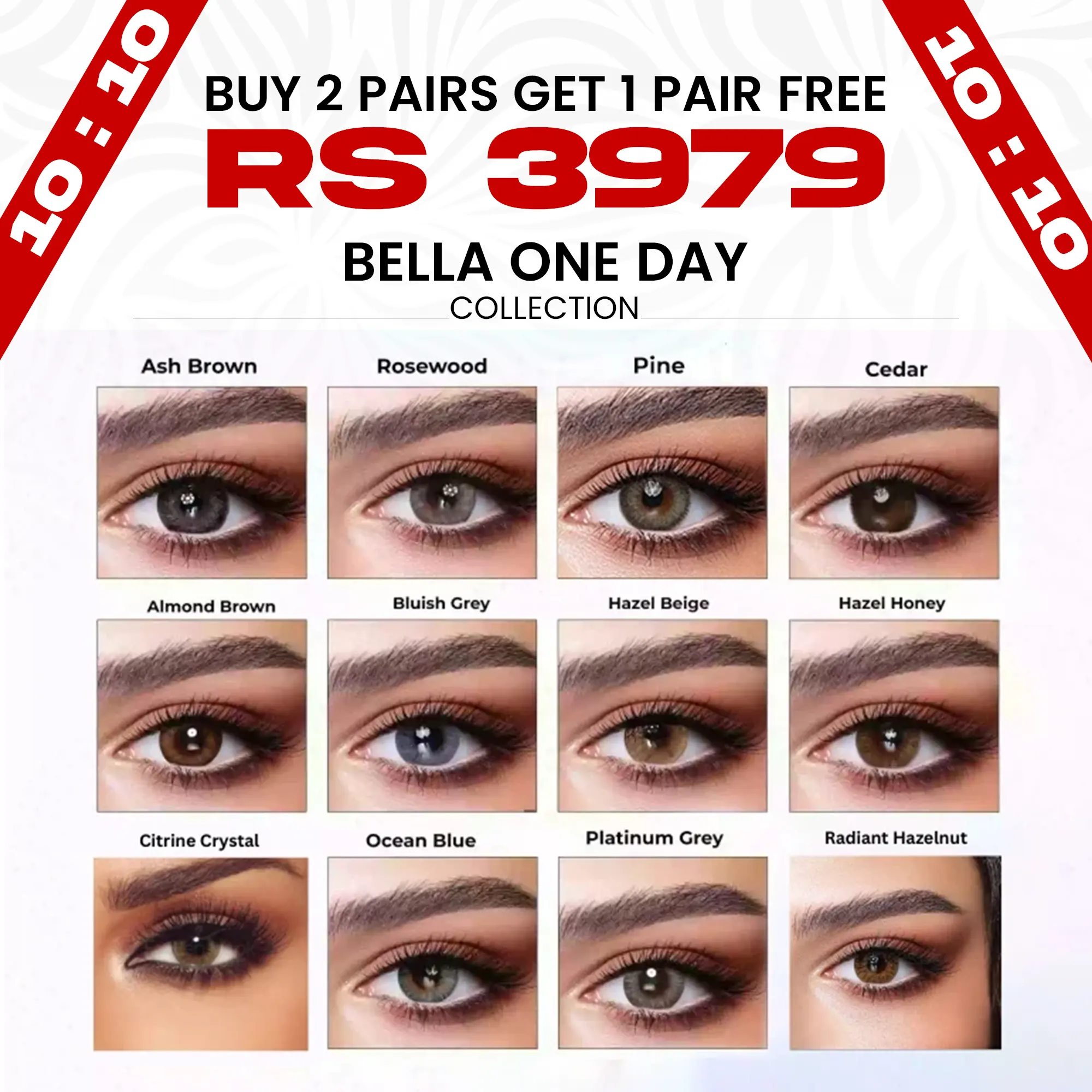 Bella One Day - Deal Buy 2 Pairs, Get 1 Pair Free